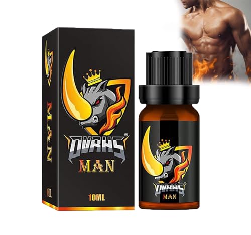 Aceite esencial para hombres, aceite esencial para aumentar la fuerza masculina, aceite esencial de masaje energético para hombres (1pcs)