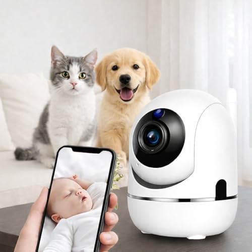 Camera Ip Wifi Giratória 1080p Estilo Babá Eletrônica Com Visão N...