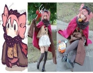 Amazon Lugano 魔法少女まどか マギカ シャルロッテ 擬人化 クリスマス ハロウィン イベント仮装 コスチューム コスプレ衣装 男性ll コスプレ 仮装 通販