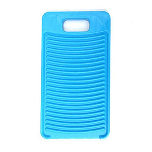 Image of Washing board mini washboards plastic wash board for baby cloth small Items cloth diapeers used in bathroom sink small basin lightweight travelling small size(blue)
