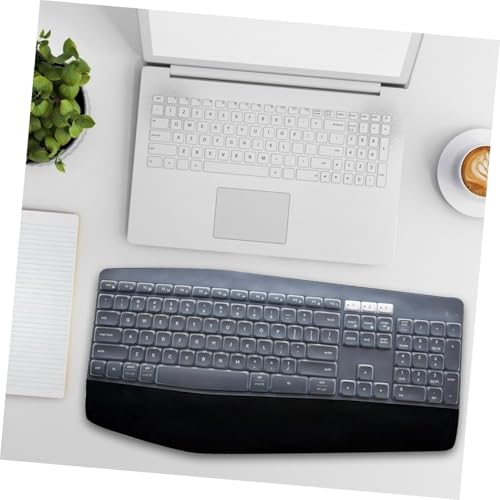 Funda para teclado de silicona lavable que soluciona los derrames y suciedad en el trabajo 5