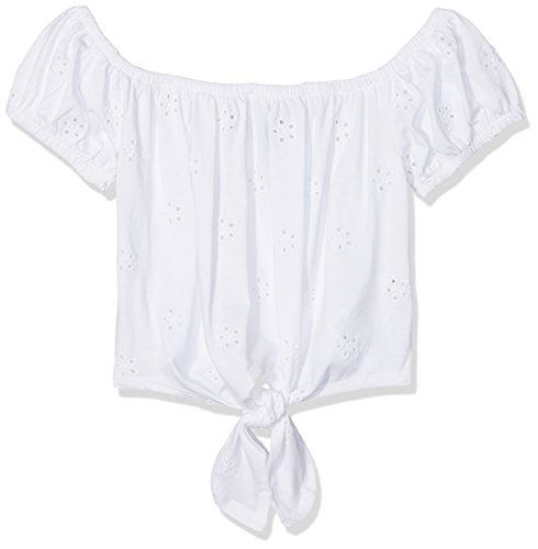 New Look Broiderie Tie Front T-Shirt Bambine e