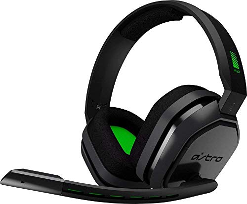 Astro Gaming A10 Headset For Xbox One/Nintendo Switch / Ps4 / Pc And Mac - Wired 3.5Mm And Boom Mic By Logitech W/Microfiber Cloth - Bulk Packaging - (Green/Black) #TOP2