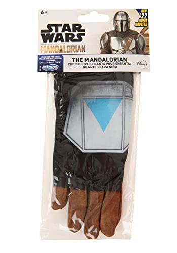 STAR WARS Boys Mandalorian Gloves, Kids Halloween Costume Accessory Gloves, Child - Officially Licensed2