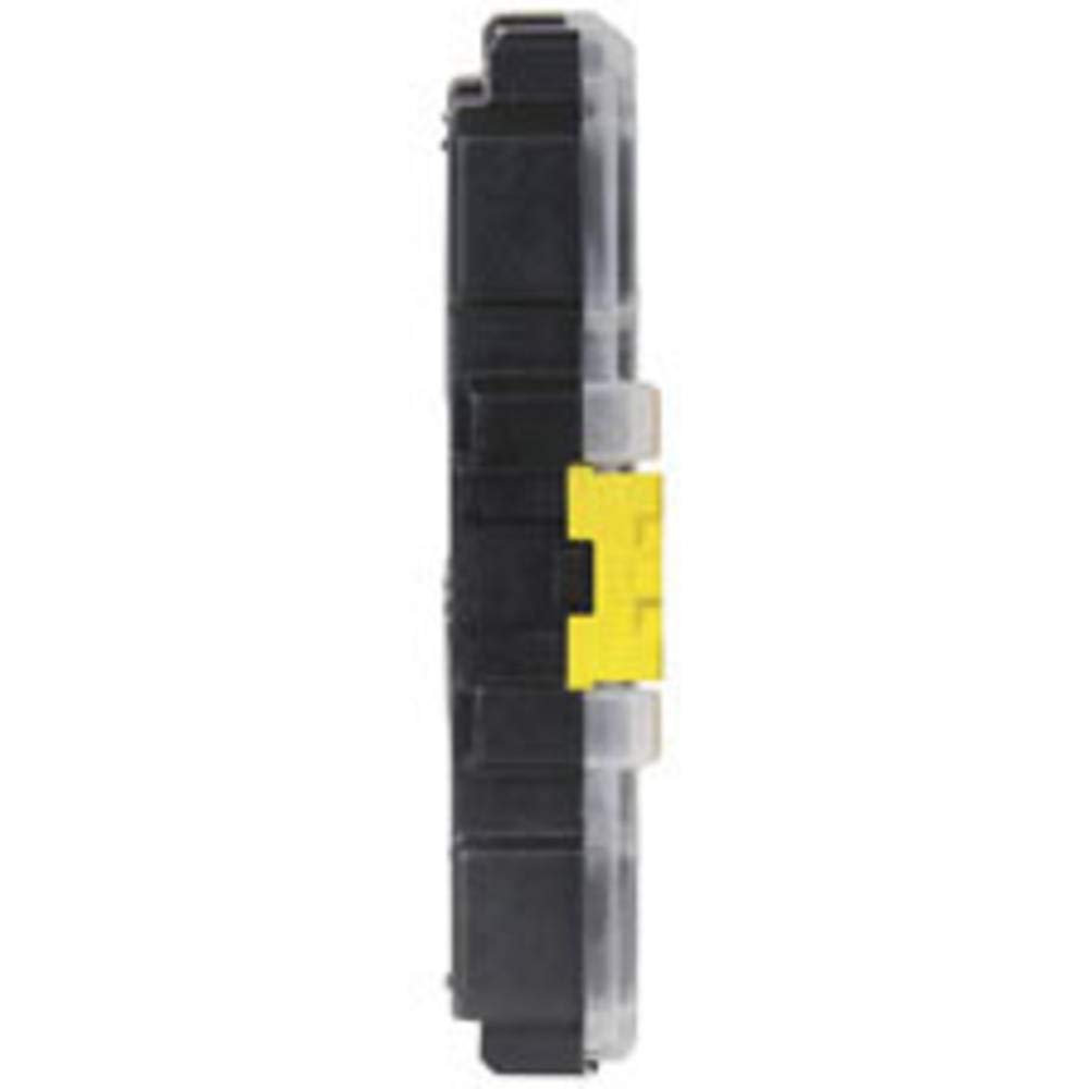 Stanley Organizador Impermeable FatMax con Tapa Prácticamente Irrompible, Diseño Antidesplazamiento y Cierres Metálicos Antioxidantes, Negro/Transparente/Amarillo, Modelo 1-97-517