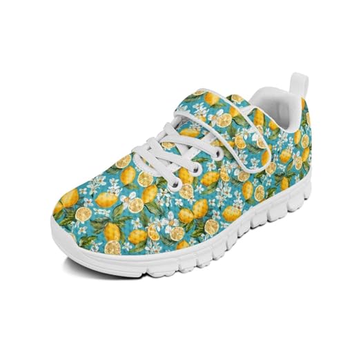 Howilath Fruit Print Children Sneakers for Girls Anti-Skid Sports Shoes with Single Buckle for Camping Hiking2