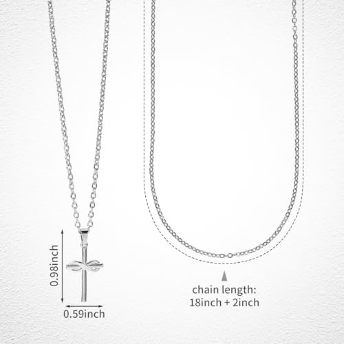 Sweet 16th Birthday Gifts for Girls 16 Years Old Girls' Necklaces Birthday Party Decorations Exquisite Cross Crucifixion Pattern Rust-Proof Light Weight Unique Design2