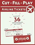 libro tickets albert adria  Cut-Fill-Play Airline Tickets: Blank Airline Ticket to cut, fill and play, for your child\'s Airlines, contains 36 premium coloured tickets  Blank Aeroplane Tickets, Blank Flight Tickets for kids