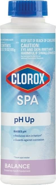 CLOROX Pool&Spa pH Up, Raises pH in Water, Safe for All Types, 18 Ounce (Pack of 1)