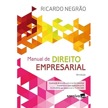 Capa do livro Manual de Direito Empresarial - 10ª Edição de 2020