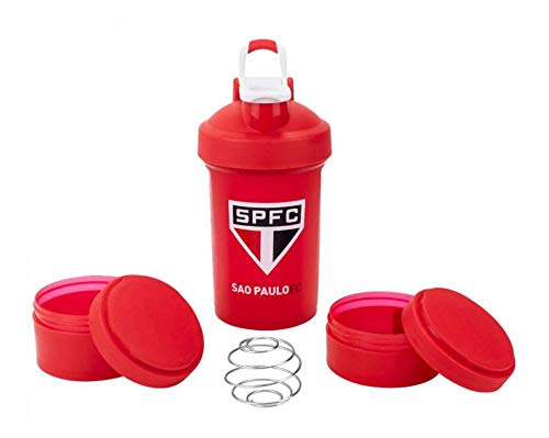 Garrafa Shakeira Com Mola São Paulo 500ml