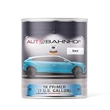 AUTOBAHNHOF AB-PF 3000 1K Primer Surfacer Black – High Build, Fast Drying, Easy Sanding, Rust-Resistant Automotive & Industrial Primer for Metal, Plastic, Fiberglass & Wood – 1 Gallon