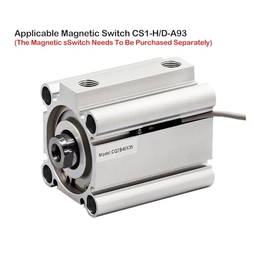 Mini cylindre pneumatique CDQ2B à course précise pour guidage industriel fiable - 5