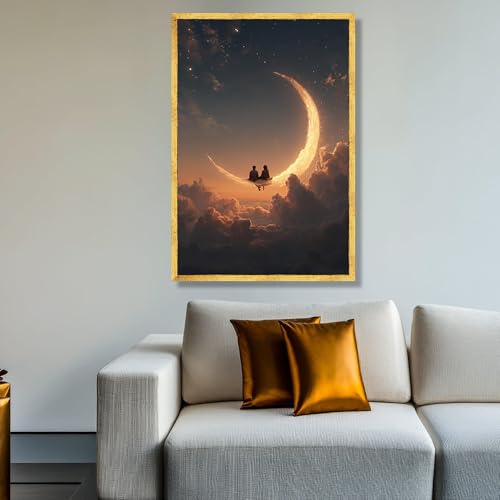 Toile ciel étoilé romantique pour décorer la chambre parentale