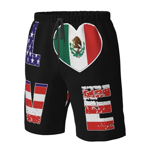 Short de plage pour homme avec ceinture élastique maillot séchage rapide