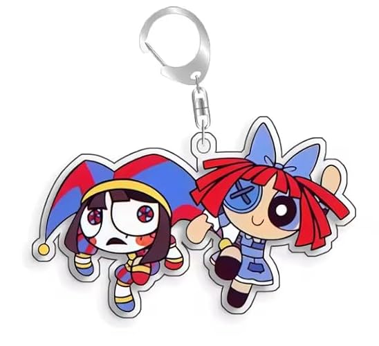 TADC Acrylic Keychain Collection – Pomni, Ragatha, Jax, Kinger, Bubble, Caine & Zooble