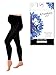 Preggers Maternity Compression Tights - 10-15mmhg Footless Pantyhose (Black, L)