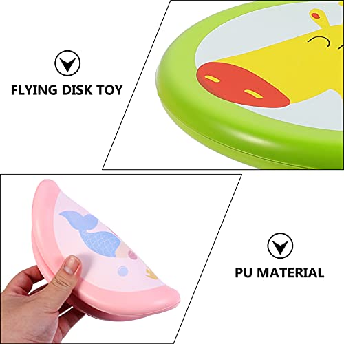 BESPORTBLE 2Pcs Jogando Placa Do Dedo Brinquedo Brinquedo Disco Voador Girando Disco Voador Ao Ar Li