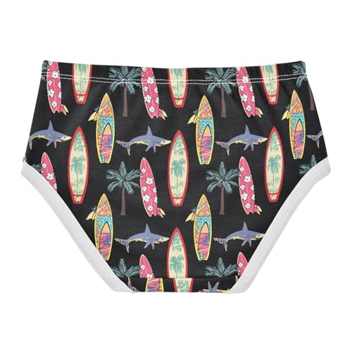 Shark Surfboards Tropical Toddler Girls's Underwear 2T 202c17742