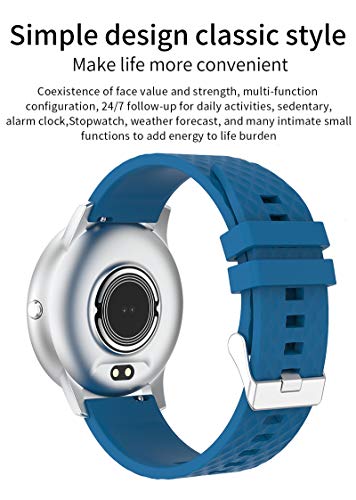 Full Touch Color Screen Activity Tracker Heart Rate Blood Pressure Monitor Health Fitness Tracker Electronic Clock Smart Watch for Android iOS