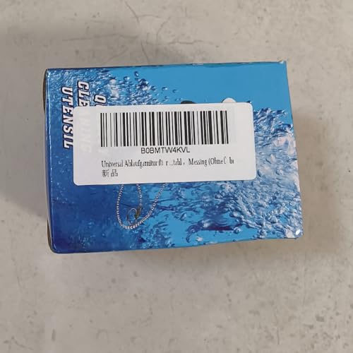 Universal Ablaufgarnitur für Waschbecken & Waschtisch Modernes Pop-Up Click Clack Ventil - Ablaufventil mit Überlauf, Edelstahl ，Messing (Ohne Überlauf)