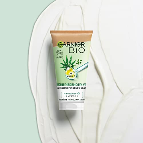 Garnier Gel Cream, Moisturising with Organic Hemp, Regenerates Sensitive Skin, with Vitamin E, Vegan Formula, Certified Natural Cosmetics, Intensive Moisture, 50 ml - Image 8