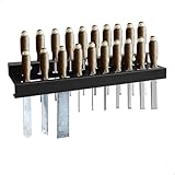 Application Polyvalente et Compatibilité: Ce rangement atelier polyvalent et porte outils mural est idéal pour le rangement des tournevis, pelles et outils dans le garage, l'atelier ou le cabanon de jardin, répondant à tous les besoins de support d'outillage.