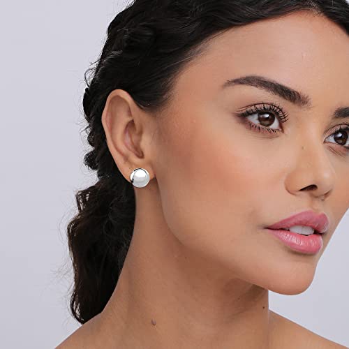 LeCalla 925 Sterling Silver Small Medium Clip On Earrings Non-Pierced Clip-On Stud Earring for Teen Women3