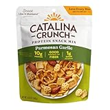 Catalina Crunch Protein Snack Mix - 10G Protein, 1G Sugar Per Serving - Good Source Of Fiber, Keto, Gluten Free - Parmesan Garlic, 5.25 Ounce Bag (Pack Of 1)
