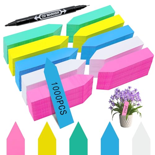 Diteryy Plant Markers Garden Labels Plastic Plant Labels Name Tags