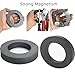 Ferrite Ring Magnet, 4In Dia, Big Round Circle Ceramic Magnets with Hole, Strong Large Donut Circular Magnetic Ring Heavy Duty for DIY, Crafts Speaker Creative Hobbies Science