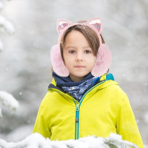 Orejeras de invierno para evitar el frío en las orejas con felpa suave y cómoda 3