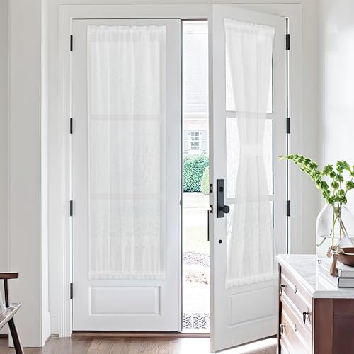NICETOWN 2 Panels Sidelight Curtains for Front French Door, Privacy