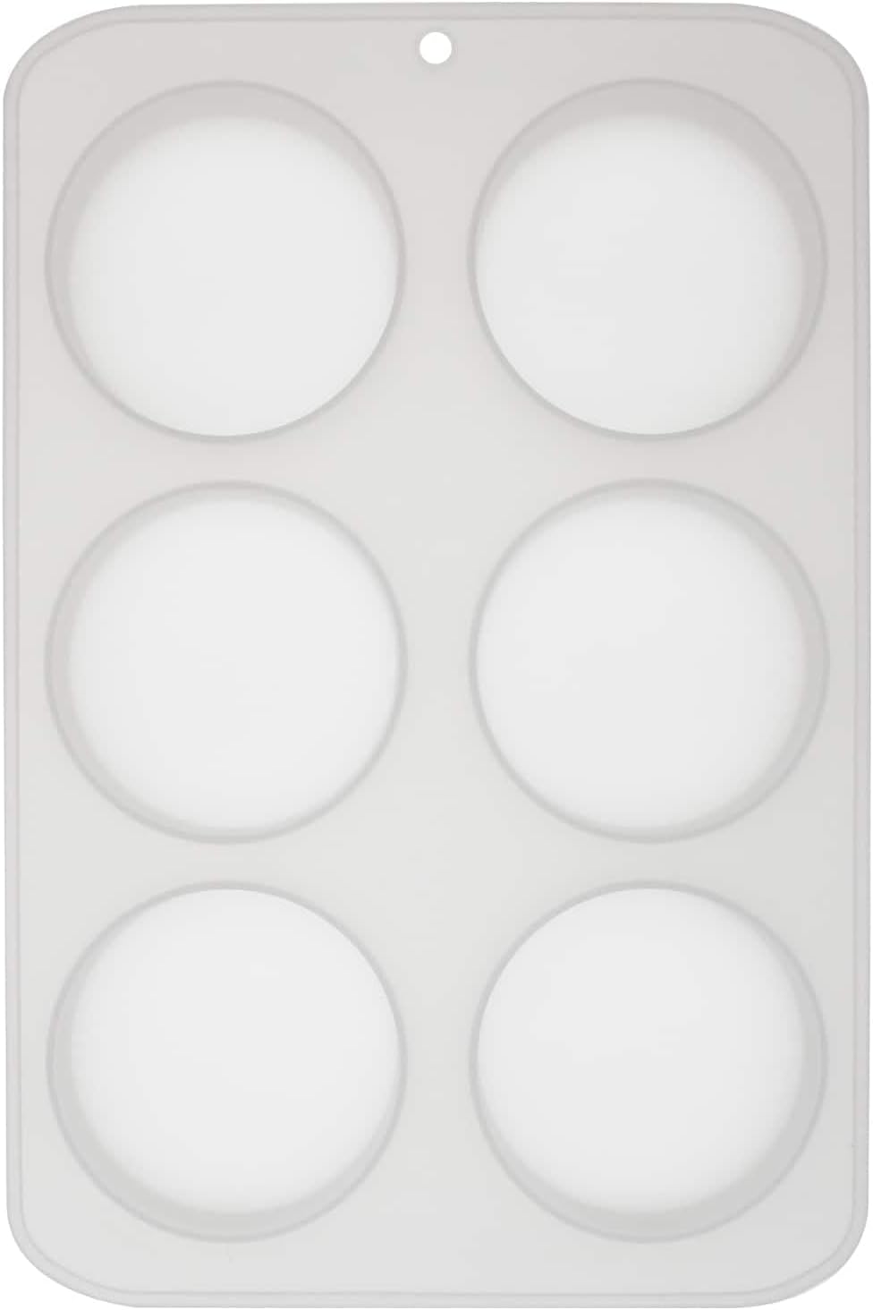 Make Market Silicone Round Soap Mold, 12 Pack