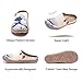 UIN Women's Slippers Fashion Canvas Comfort Wide Toe Casual Household Slip On Travel Shoes Great Wave Off Kanagawa (40)