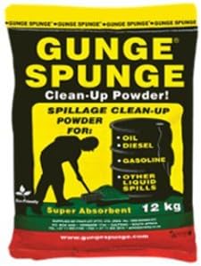 Pratley Gunge Spunge - Oil Absorbent Powder, Pollution Cleanup, Floats on Water, Re-Usable - 26 Lbs