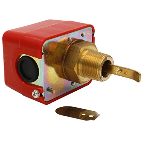 Heschen Wasserdurchflusssteuerventil, HFS-20, PT3/4, SPDT, 15A 250VAC, Kühlsystem Wasser Paddelflusssteuerschalter Cover