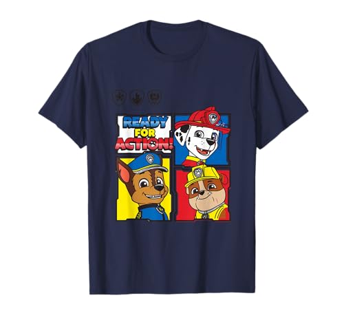 T-shirt Chase et Rubble Pat'Patrouille parfait pour l'école et les jeux au parc