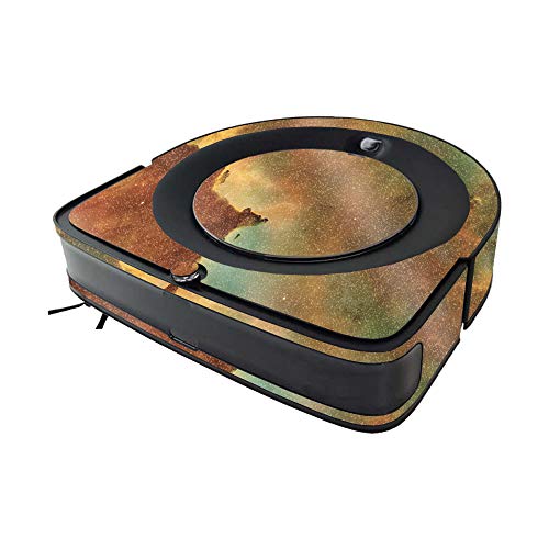 Image of MightySkins Glossy Glitter Skin Compatible with iRobot Roomba s9 Vacuum - Space Smoke | Protective High-Gloss Glitter Finish | Easy to Apply and Change Styles | Made in The USA