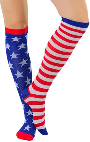 Image of ToBeInStyle Women's Acrylic Knee High Print Socks