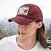 Newsom was Right About Everything Hats for Men Fashion Washed Distressed Wine Red