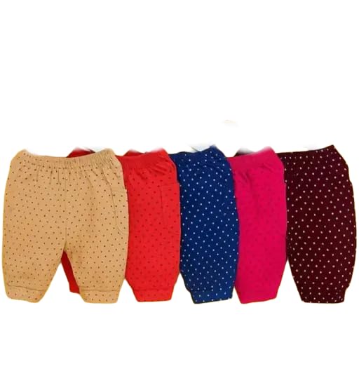 Anvi Traders' Girls Cotton Summer Shorts Polka Print Soft & Breathable Casual Elastic Waist Comfort Fit_Pack of 5 Multicol... - Review, Price and Buying Guide