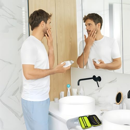 Beschermhoes voor elektrisch scheerapparaat Accessoires Philips OneBlade QP2520/30, QP2520/65, QP2530/30, QP2630/30, opbergdoos - Afbeelding 3