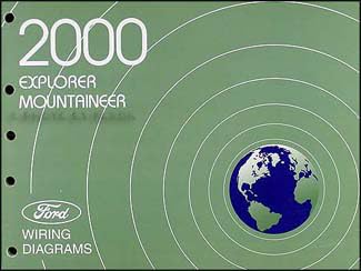 2000 Ford Explorer Mercury Mountaineer Wiring Diagram Manual