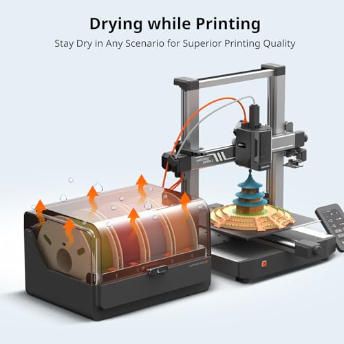 Image of Anycubic Color Engine Pro, Not for Anycubic Kobra S1, Only Compatible with Kobra 3 3D Printer, Multi Color 3D Printer Automatically Filament System, Filament Dryer Nozzle Clog Detection