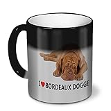 printplanet Zaubertasse Bordeaux Dogge - Magic Mug mit Design Zaubertasse mit Hunderasse Bordeaux Dogge - Zauberbecher, magische Kaffeetasse