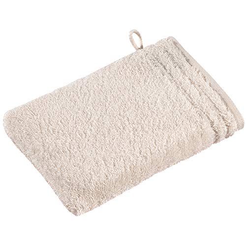 Vossen Calypso Feeling Waschhandschuh 22 x 16 cm Ivory