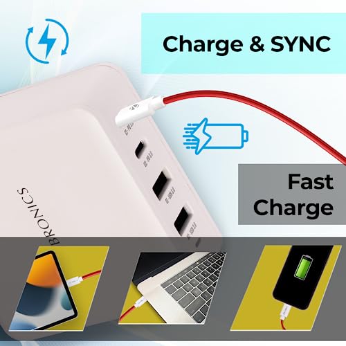ZEBRONICS Store ZEBRONICS Tt65 Type C to Type C Cable, 65W PD, 1M - Image 6