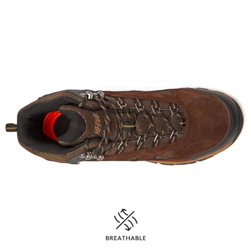 Image of HI-TEC Yosemite WP Mid Waterproof Hiking Boots for Men, Lightweight Breathable Outdoor Trekking Shoes