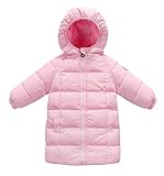 Happy Cherry Girls' Winter Down Coat Puffer Jacket Padded Overcoat Hoodies Lightweight Windbreaker T